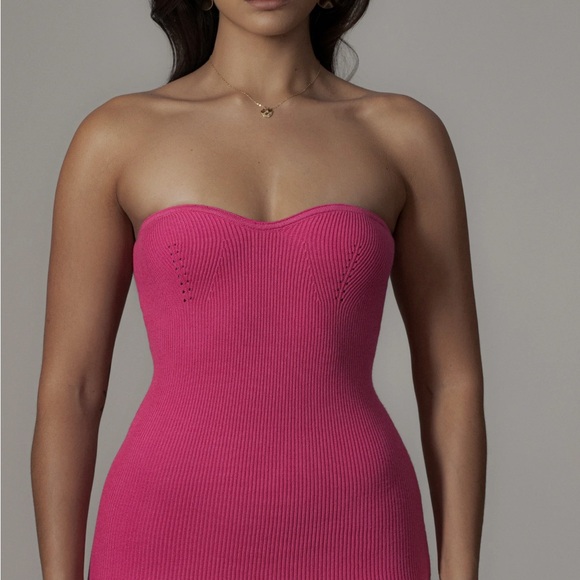 Pink Whisk Away Tube Maxi Dress - Picture 5 of 9